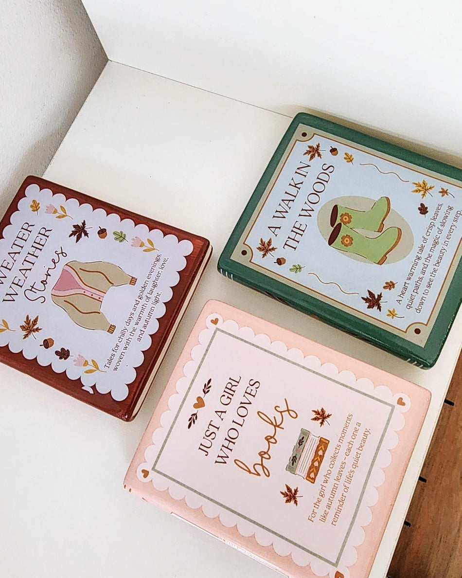 Cosy Chapter Book Coaster