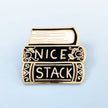 Nice Stack Lapel Pin