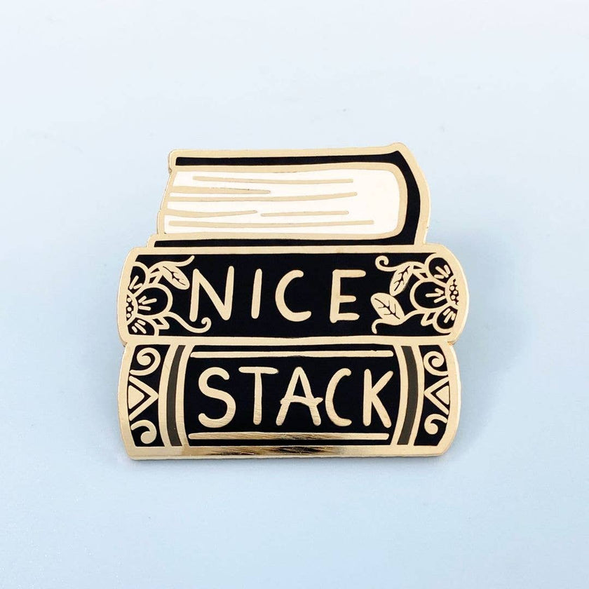 Nice Stack Lapel Pin