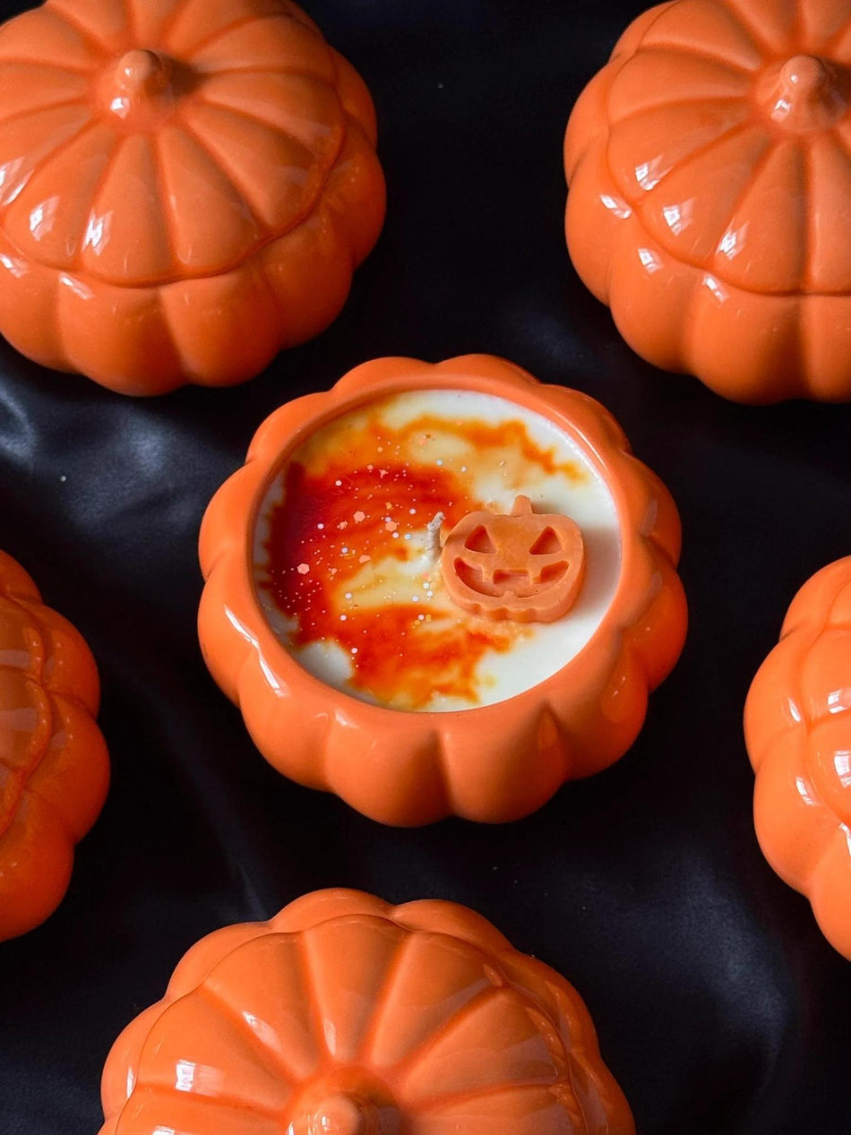 Ceramic Pumpkin Candle