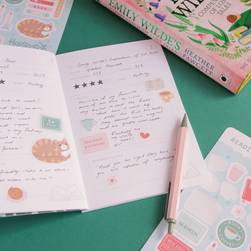 Tea & Candles Reading Journal