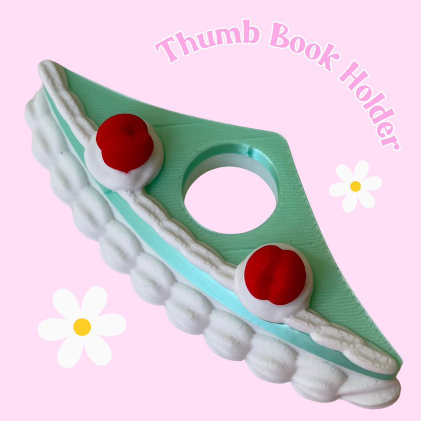 Cake Thumb Book Holder