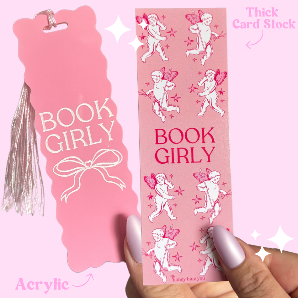 Book Girly - Acrylic Bookmark