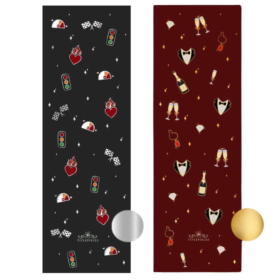 Romance Foil Bookmark
