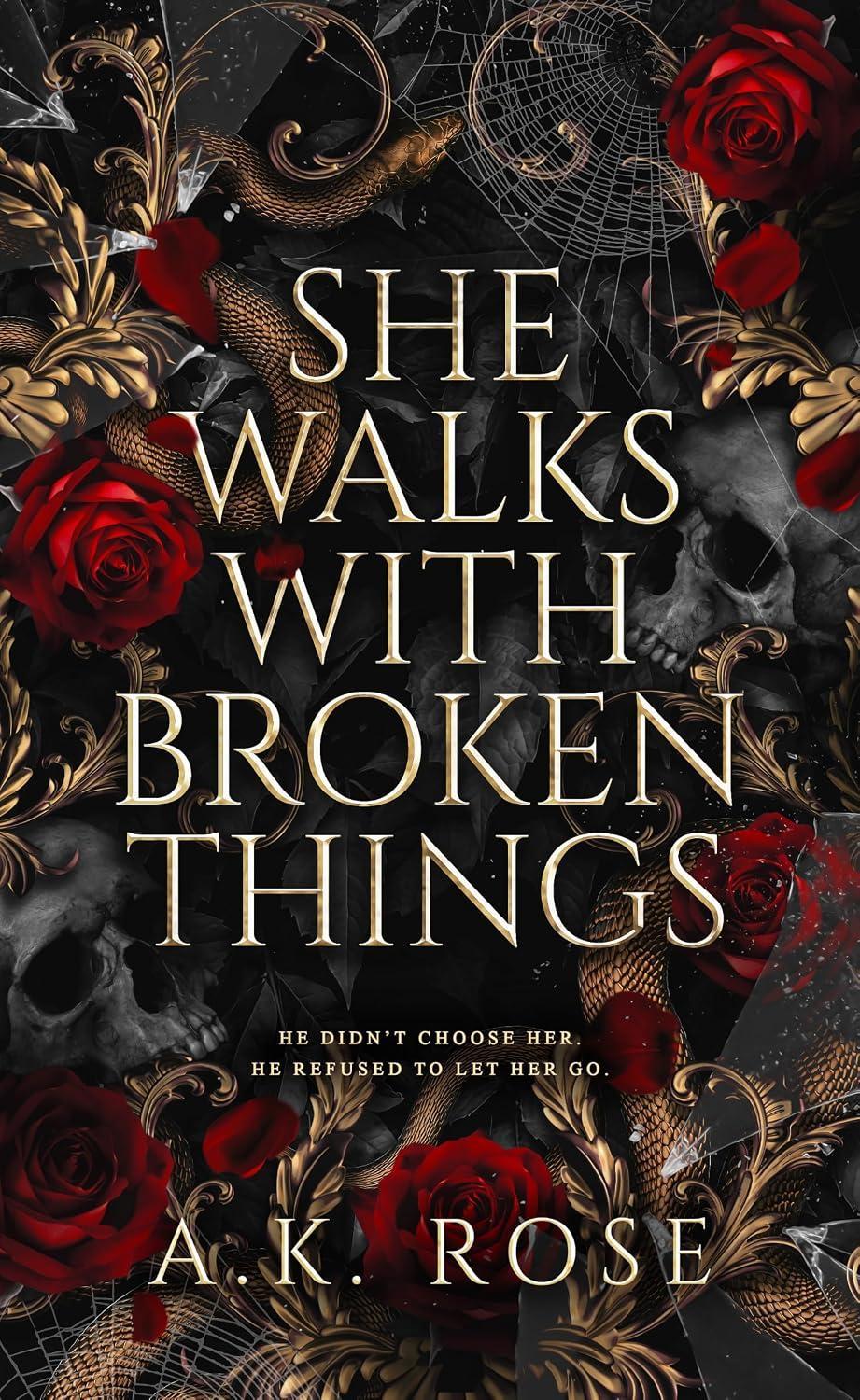 She Walks with Broken Things