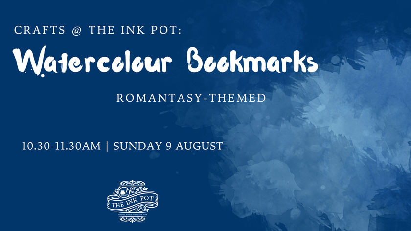 Watercolour Bookmark Ticket - 9 August - 10.30am