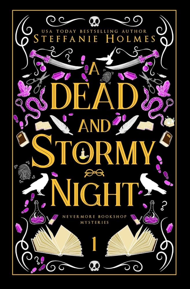 A Dead and Stormy Night: Luxe paperback edition (Nevermore Bookshop Mysteries) cover image