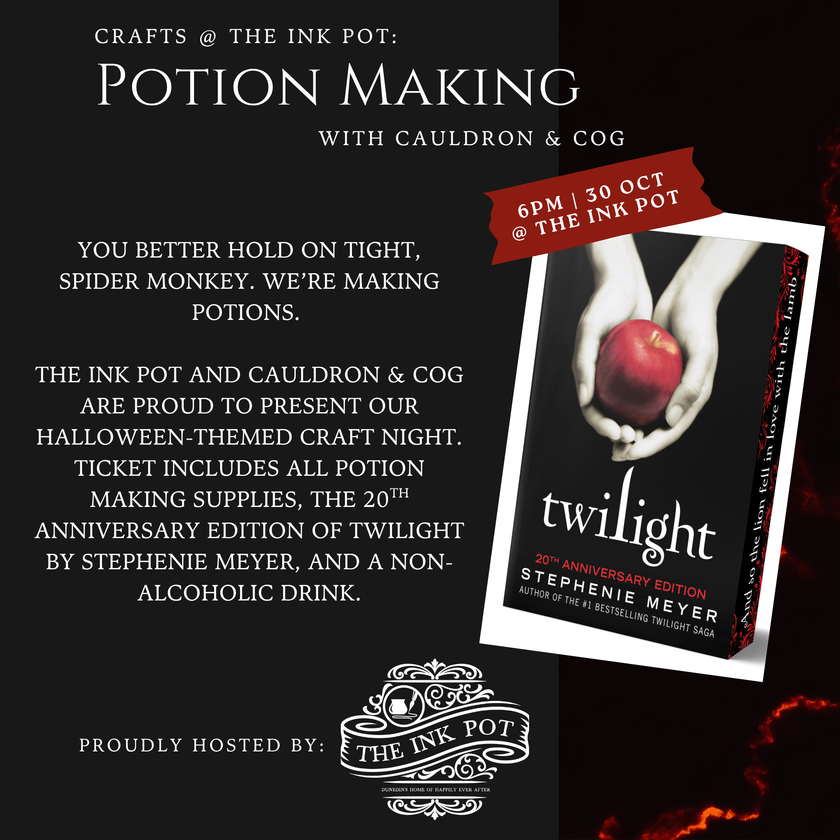 Craft Night: Halloween Potion Making with Cauldron & Cog