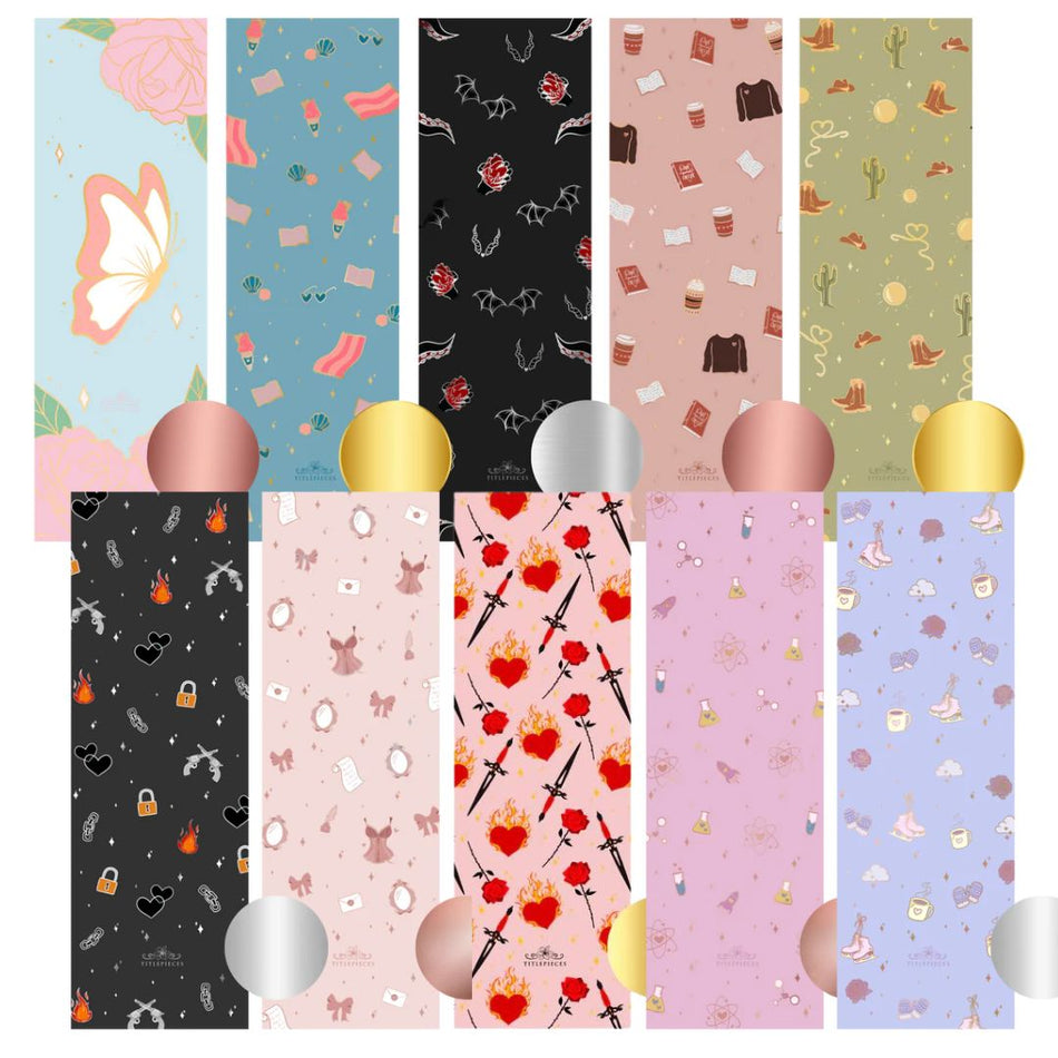 Romance Foil Bookmark