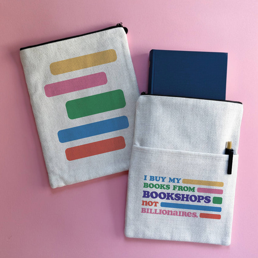 Bookshops Not Billionaires Book Sleeve