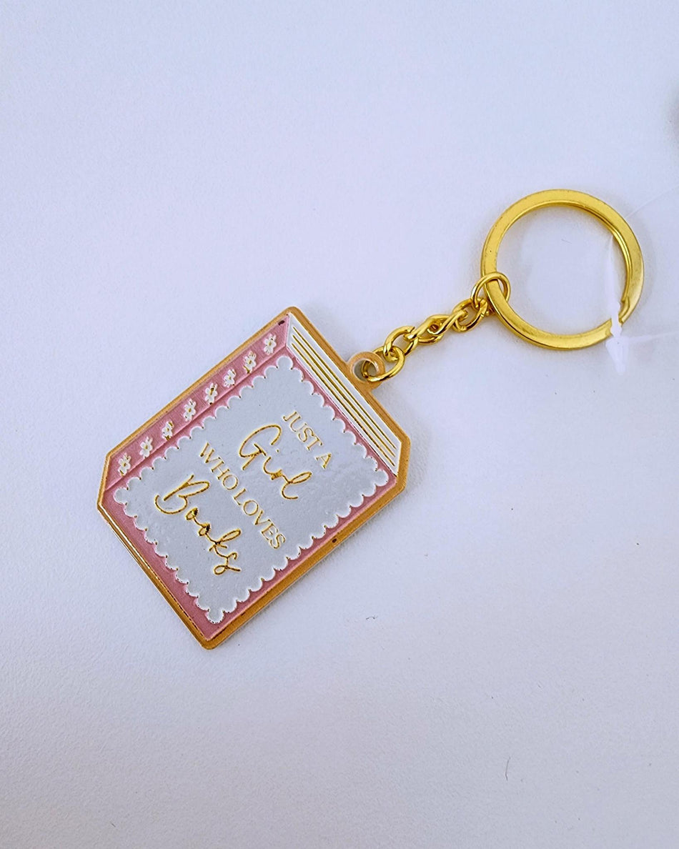 Cosy Chapter Metal Keyring