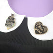 Stay Weird Black Heart Lapel Pin (Limited Edition)